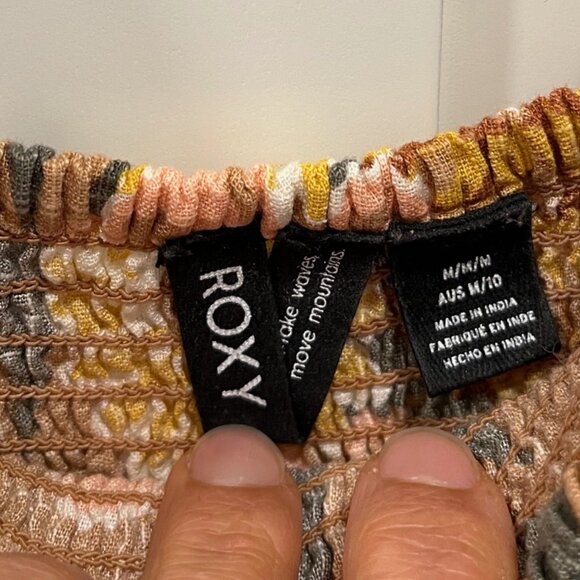 Roxy Floral Maxi Sun Dress (Sz: Medium) - Picture 2 of 3